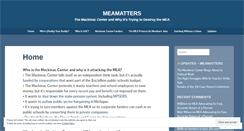 Desktop Screenshot of meamatters.com