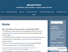 Tablet Screenshot of meamatters.com
